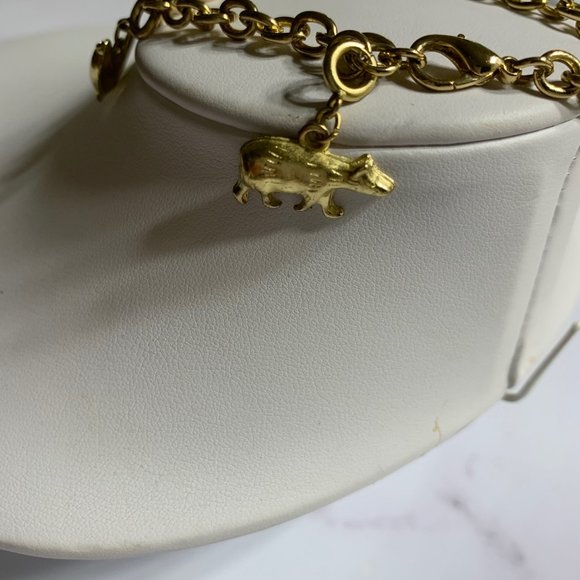 Diamonds International Gold 4 Charm Bracelet Alaska Edition! - Picture 4 of 9